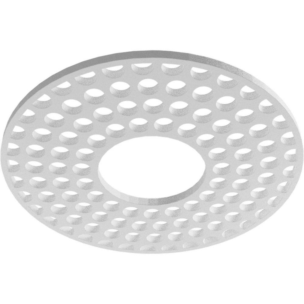 22-Inch White PVC Pierced Ceiling Medallion