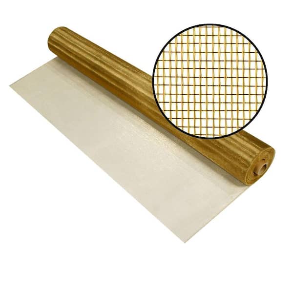 Phifer 42 in. x 100 ft. Brite Bronze Screen Roll