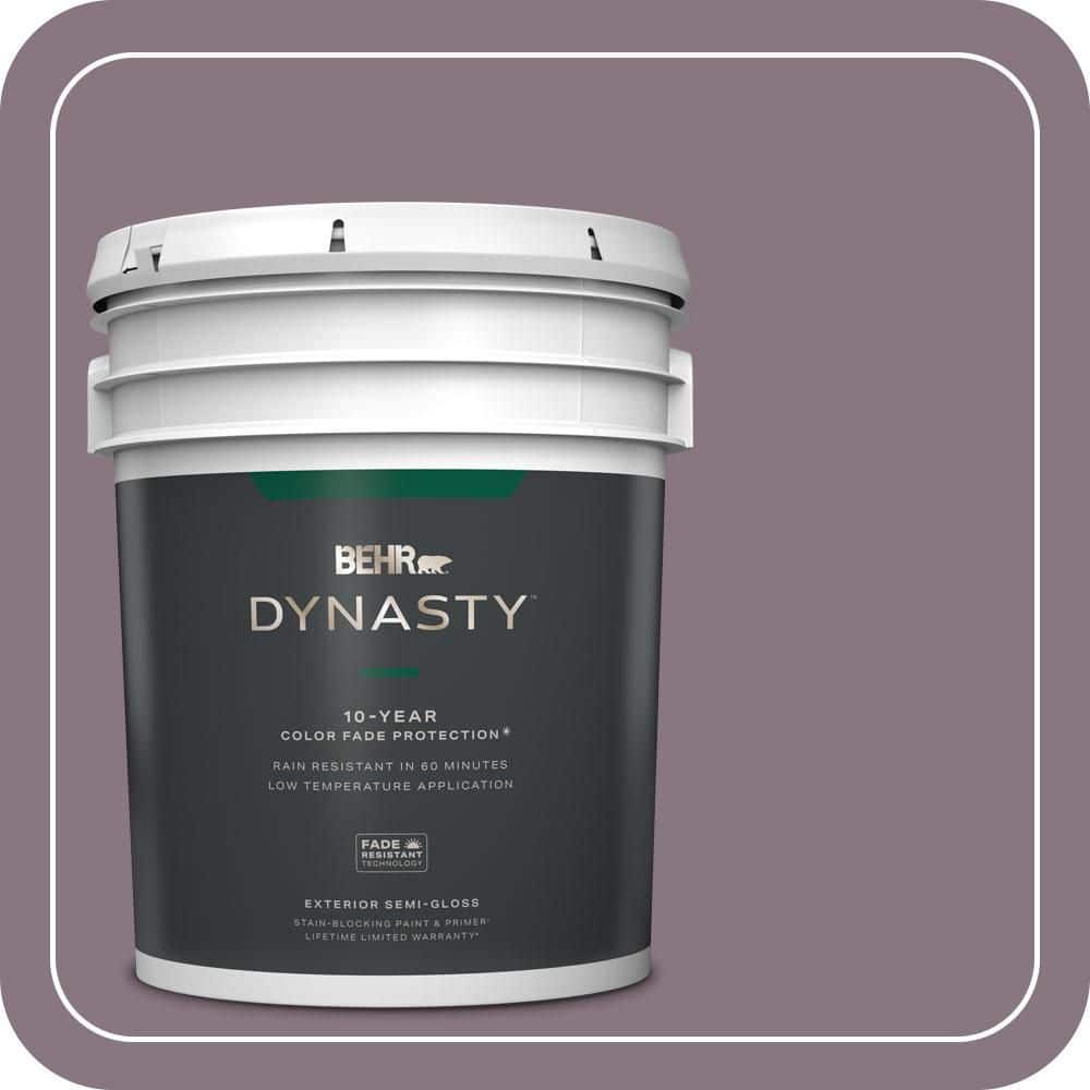 5 gal. #ECC-18-3 Blooming Wisteria Semi-Gloss Exterior Stain-Blocking Paint & Primer price history on PriceWatchPro