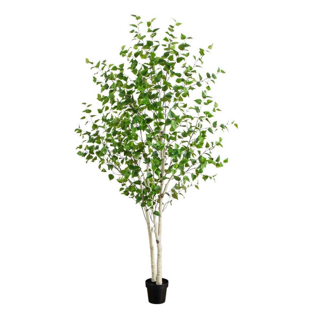 8ft. Artificial Birch Tree with Real Touch Leaves price history on PriceWatchPro