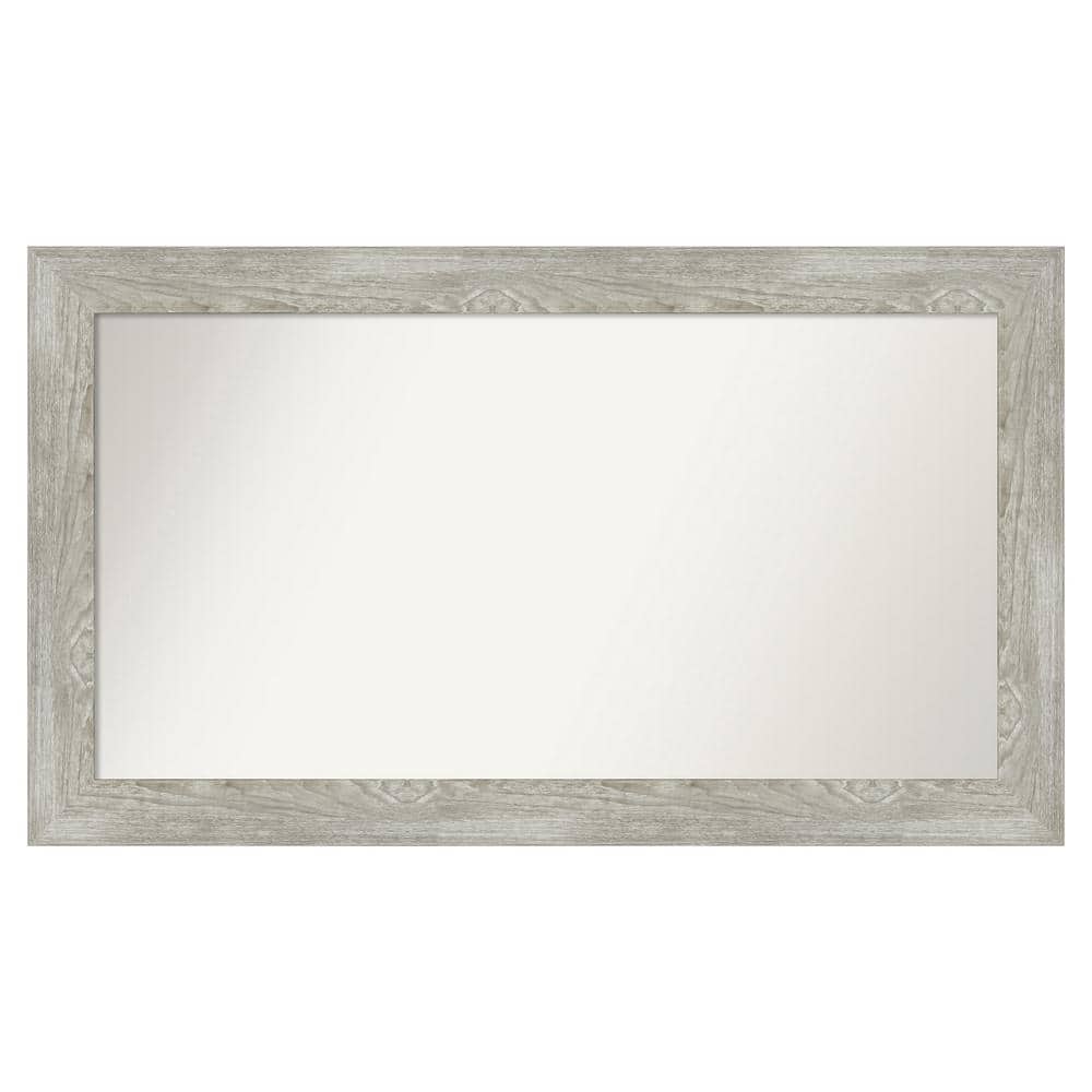 Dove Greywash 50 in. x 29 in. Custom Non-Beveled Distressed Recyled Polystyrene Bathroom Vanity Wall Mirror price history on PriceWatchPro