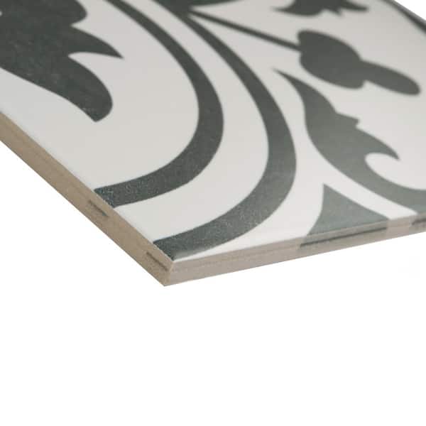 Arte White 10 in. x 10 in. Porcelain Floor and Wall Tile (8.61 sq. ft./Case)