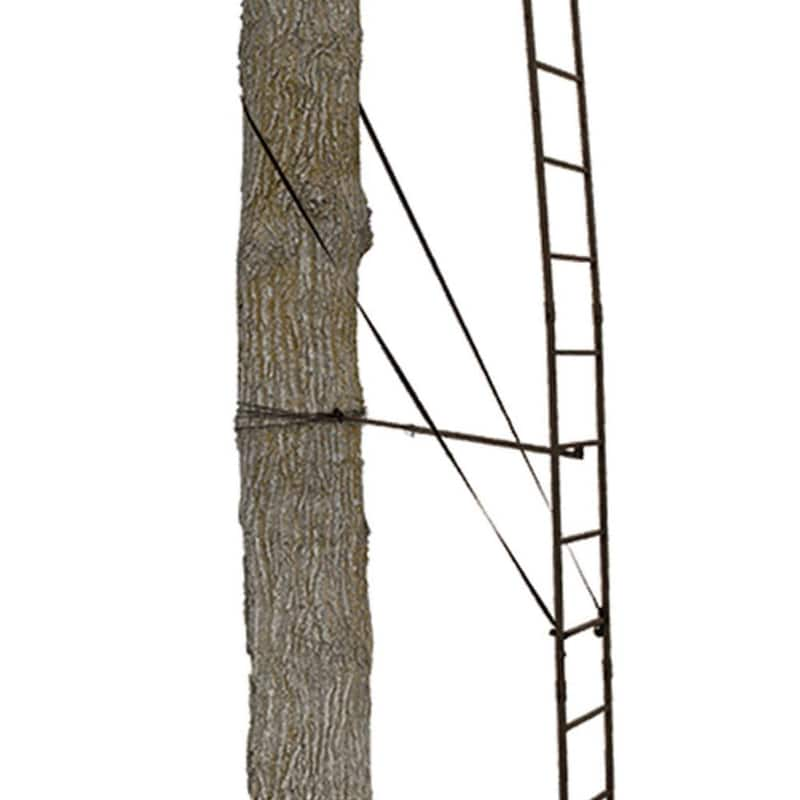 17 ft. Warrior DXT Lightweight Portable Hunting Outside Tree Stand Ladder