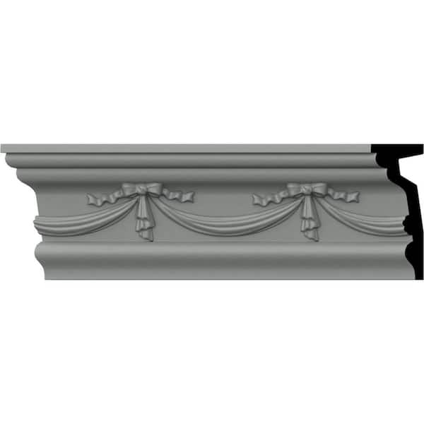 Ekena Millwork SAMPLE - 1-3/4 in. x 12 in. x 4-1/2 in. Polyurethane Federal Chair Rail Moulding