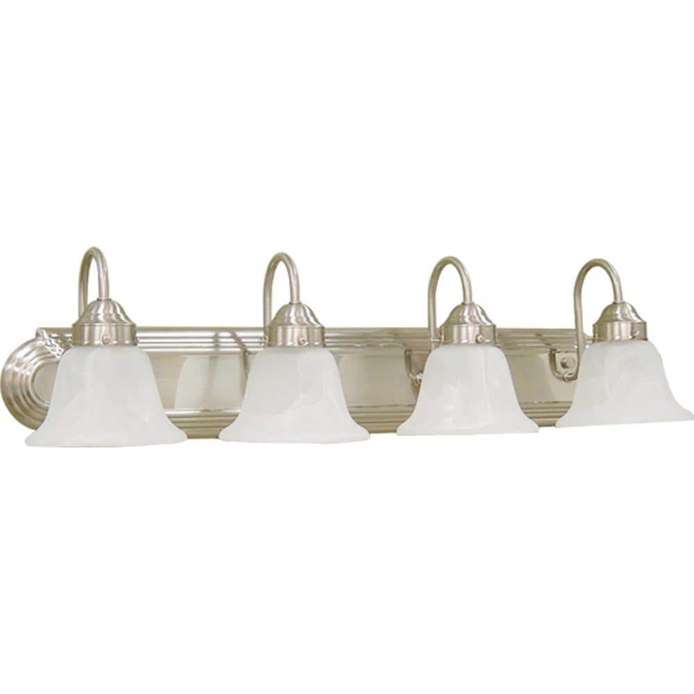 4-Light Brushed Nickel Bath Light price history on PriceWatchPro