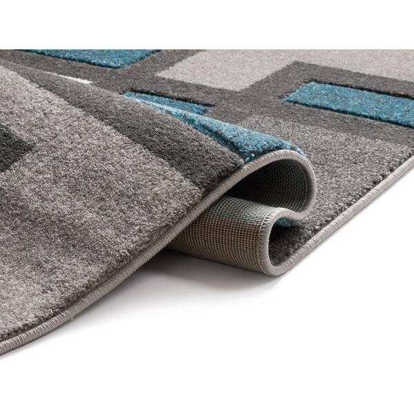 Extra Large Modern Design Rugs TAPISO Squares Pattern Patchwork Carpet Soft Pile
