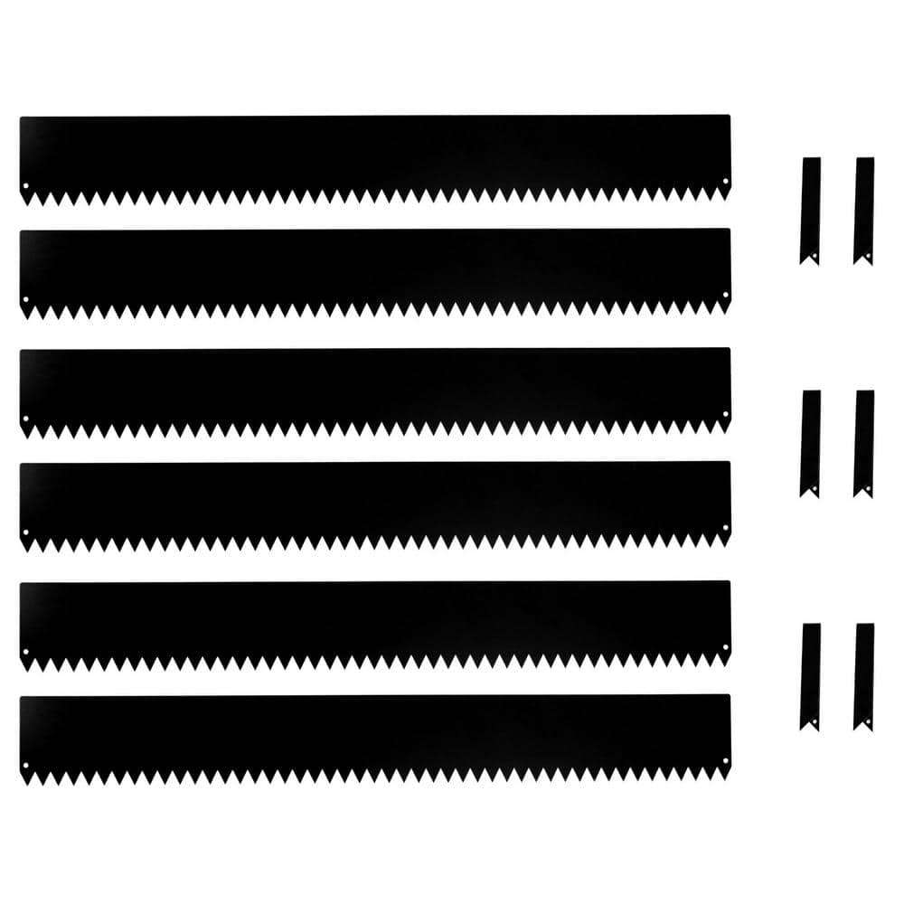 48 in. x 8 in. Black Metal Landscape Edging Kit Garden Edging Steel Edging Border (6-Piece Kit) price history on PriceWatchPro