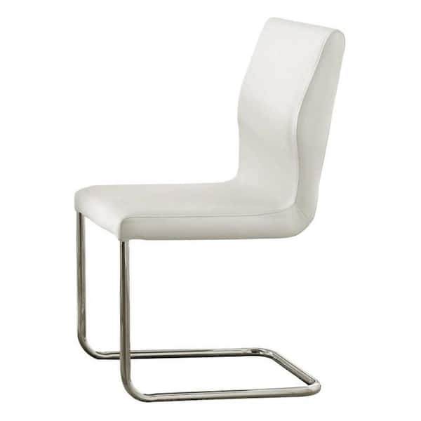 William's Home Furnishing Lodia I in White Side Chair