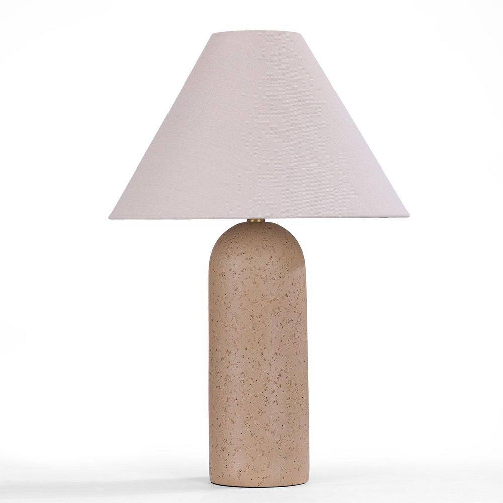24.7 in. Camel Bedside Table Lamp With Resin Base and Shade price history on PriceWatchPro