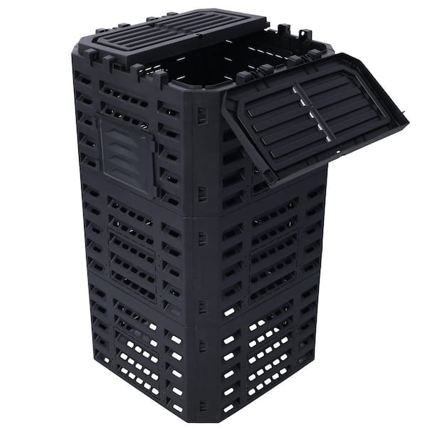 Ami 132 Gal. (500L) Recycled Plastic Lightweight Garden Compost Bin
