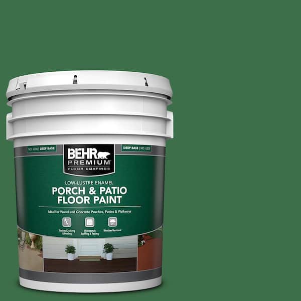 5 gal. #S-H-450 Parsley Sprig Low-Lustre Enamel Interior/Exterior Porch and Patio Floor Paint