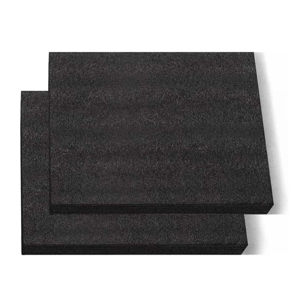 N/A Black Customizable Polyethylene Foam Sheets 16 x 12 x 1 in. Thick ...