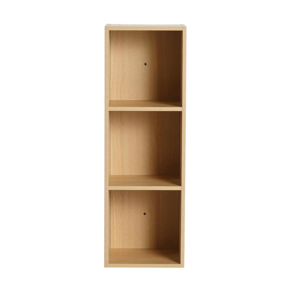 "11.81""W x 9.81""D x 35.44""H Plywood Bathroom Wall Cabinet with Open Shelves,Oak" price history on PriceWatchPro