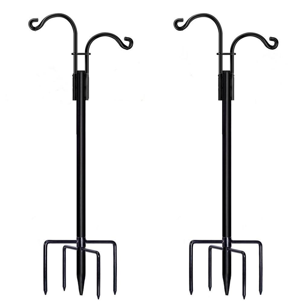 92 in. Metal Shepard's Hooks for Outdoor, Heavy Duty Garden Hook for Hanging Plant(2-Pack) price history on PriceWatchPro