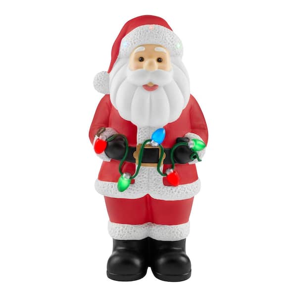 Home Accents Holiday 34.5 in Santa With String Lights