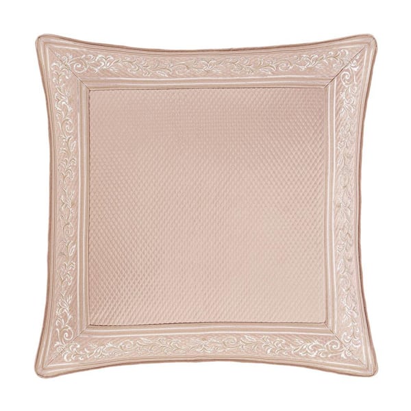 Unbranded Rosalita Blush Polyester Euro Sham 26x26"