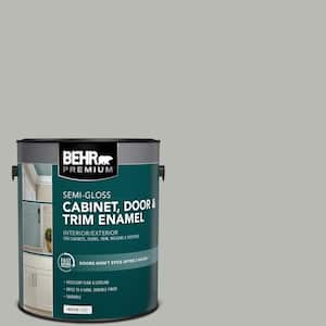1 gal. #PPU18-11 Classic Silver Semi-Gloss Enamel Interior/Exterior Cabinet, Door & Trim Paint