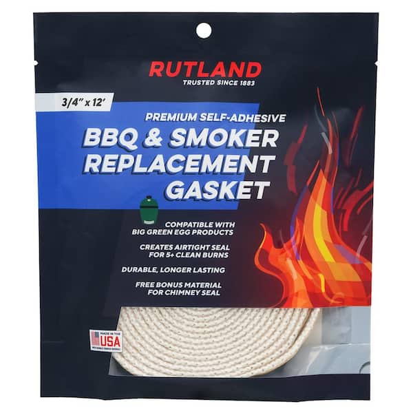 Rutland BBQ & Smoker Gasket for Large, Small and Mini Big Green Egg