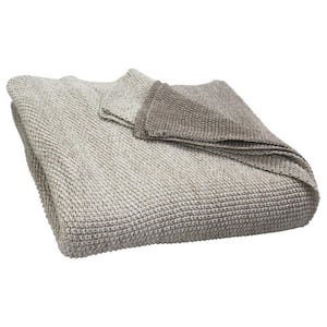 Madison Malt in Natural Soft Cotton Throw 50 in. x 60 in.