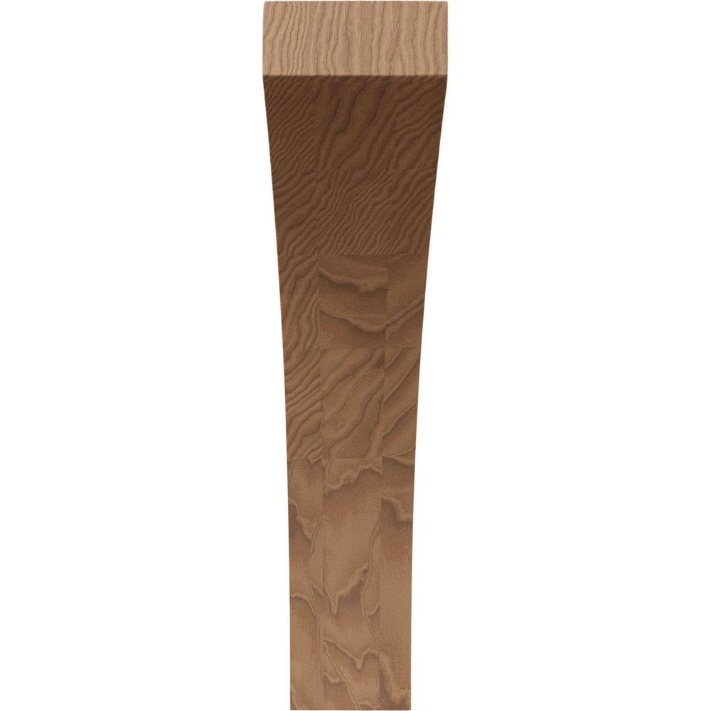 Mahogany Hand-Carved 14" Wood Corbel