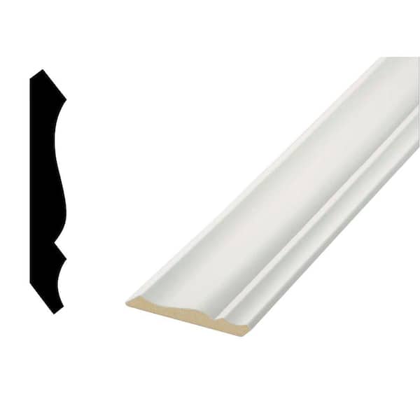 WM49 7/16 in. x 3-5/8 in. MDF Crown Molding