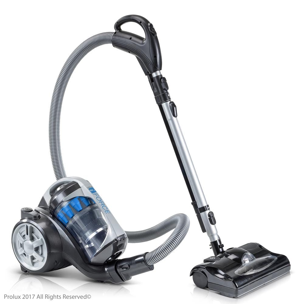 Prolux Bagless Canister Vacuum Cleaner With 2-Stage HEPA Filtration and  Power Nozzle iforce The Home Depot