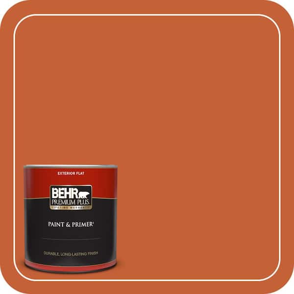 BEHR PREMIUM PLUS 1 qt. #T18-02 Civara Flat Exterior Paint & Primer
