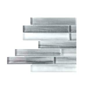Jeffrey Court Take Home Tile Sample - Binary Code Gray and Blue 4.5 in ...