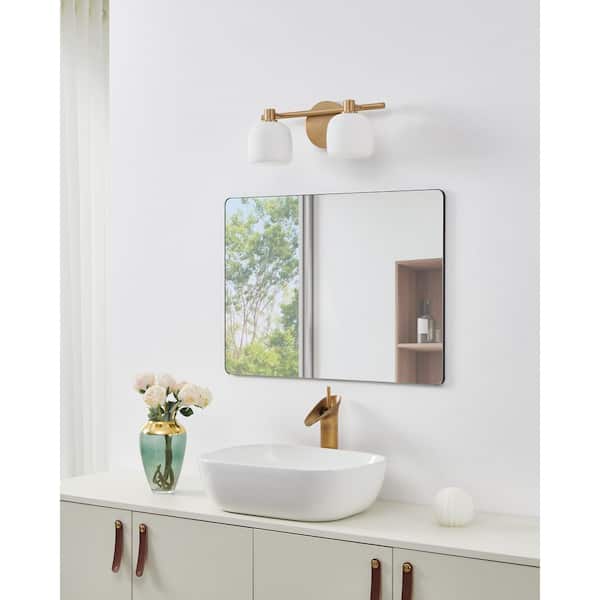 Thesis Valentina 15-in. 2-light Champagne Gold Vanity Light with