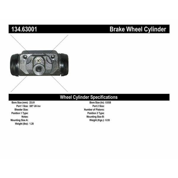 Centric Parts Drum Brake Wheel Cylinder