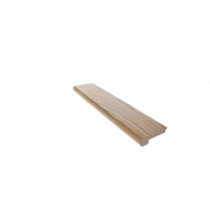 Overlap Stair Nose Red Oak Aconite 0.85 in. T x 3 in. W x 78 in. L Low Gloss Hardwood Trim