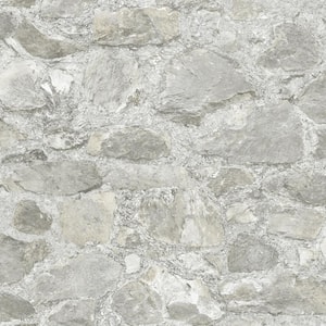 Field Stone Unpasted Wallpaper (Covers 56.9 sq. ft.)