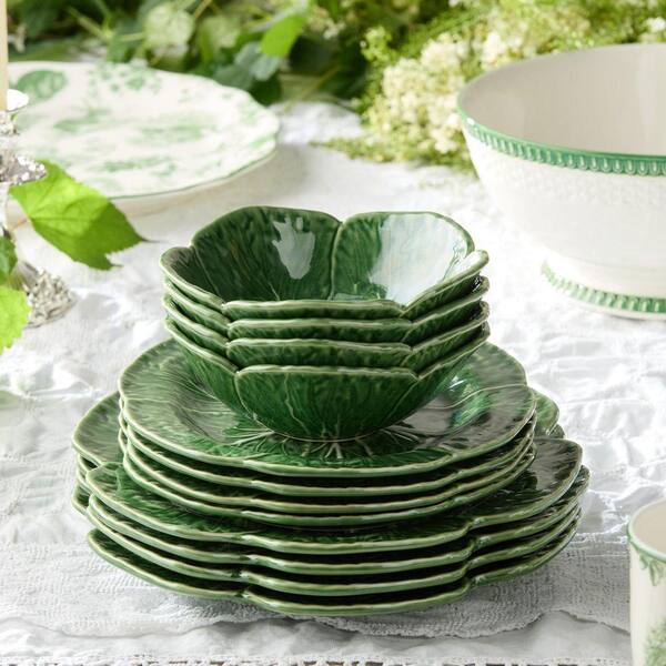 Green Dinnerware Set