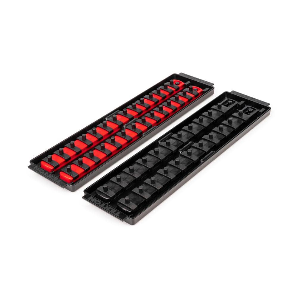 TEKTON 50-Tool 1/4 in. Drive Socket Rail and Tray Storage Set OST90902 ...