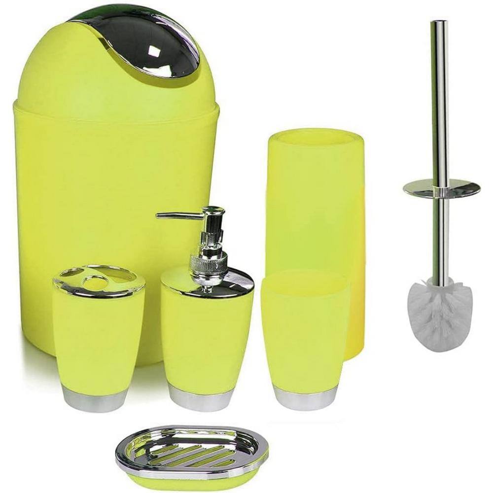 Yellow deals bathroom set