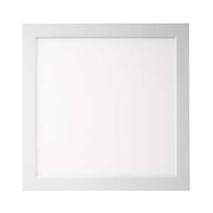 Flexinstall Panel 12 in. x 12 in. White Integrated LED Flat Panel Light with 5CCT Plus DuoBright
