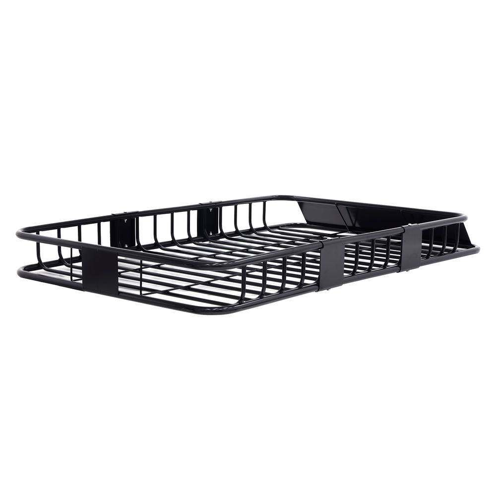 Elevate Outdoor RBC-6245HD Black X-Large Steel Roof Cargo Basket