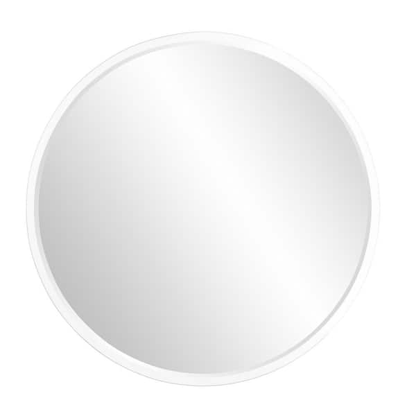 Marley Forrest Medium Round Clear Beveled Glass Casual Mirror (36 in. H x 36 in. W)