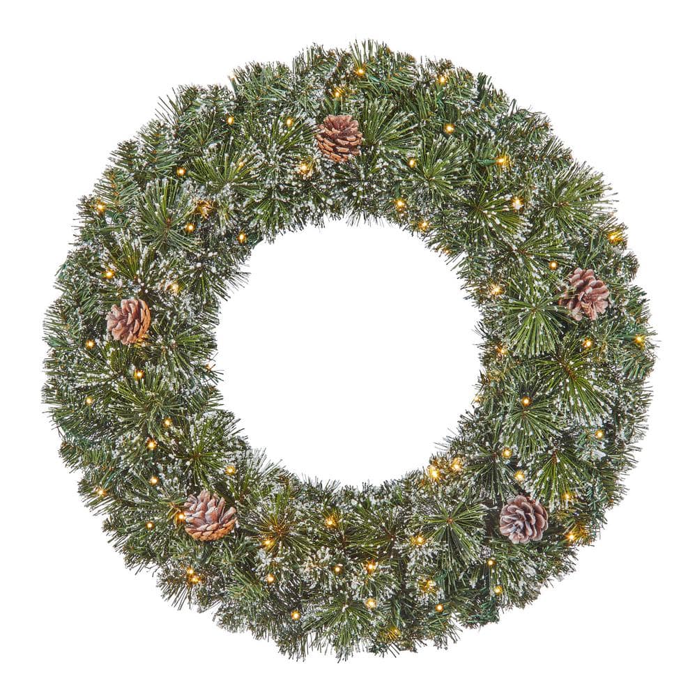 Home Accents Holiday 30 in. Battery Operated PreLit LED Sparkling