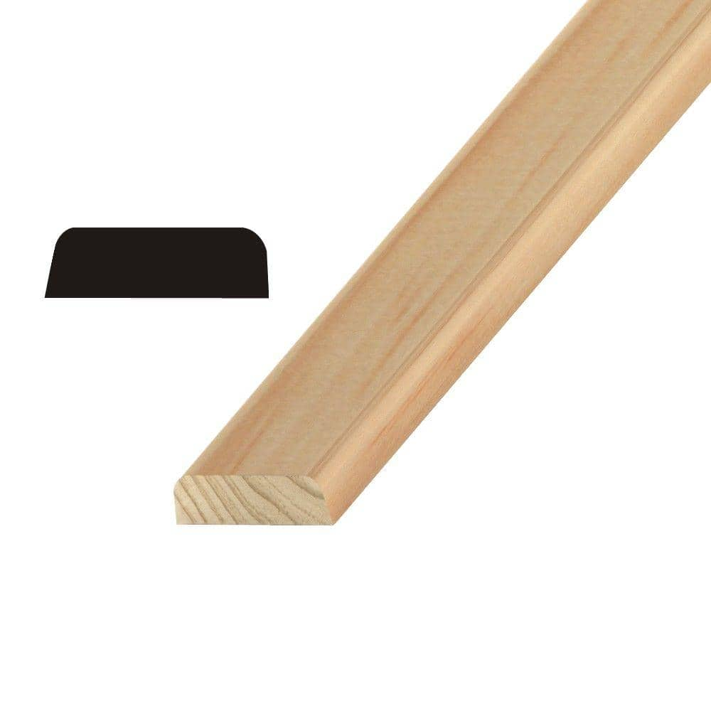 Builders Choice LWM 142 1/4 in. x 3/4 in. Pine Screen Molding HDSP1142 ...