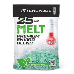 Melt 25 lb. Re-Sealable Bag Premium Enviro Blend Ice Melter with CMA