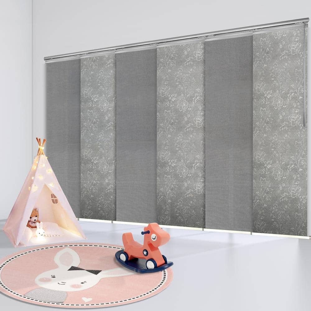 Storm Blossom 70 in. - 130 in. W x 94 in. L Adjustable 6- Panel White Single Rail Panel Track with 23.5 in. Slates price history on PriceWatchPro