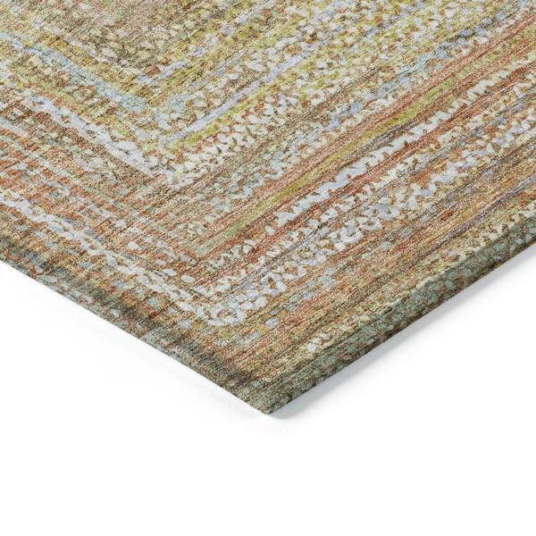 Chantille Machine Washable Indoor/Outdoor Abstract ACN1726 Tan 2 ft. 3 in. x 7 ft. 6 in. Runner Rug