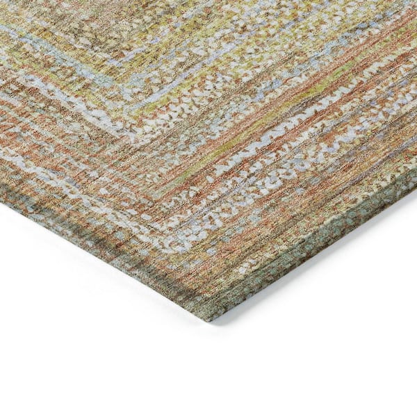 Chantille Machine Washable Indoor/Outdoor Abstract ACN1726 Tan 9 ft. x 12 ft. Area Rug