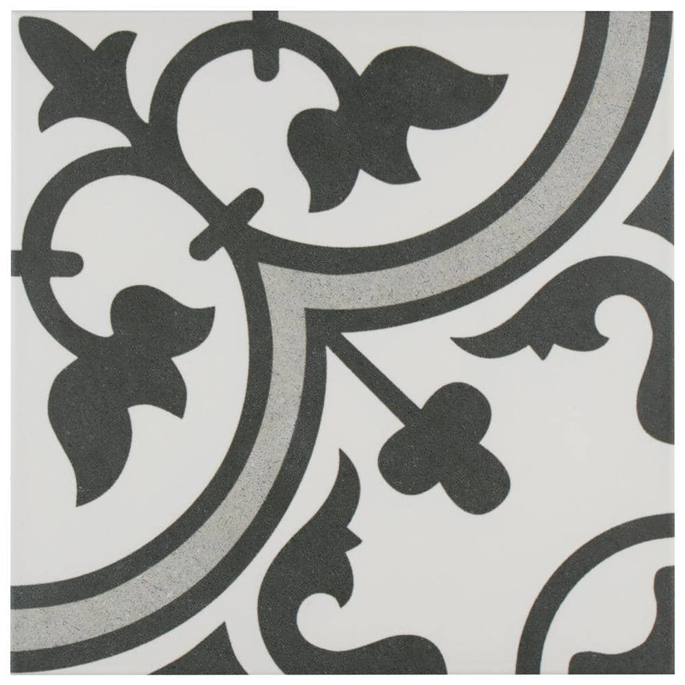 Arte Grey 9-3/4 in. x 9-3/4 in. Porcelain Floor and Wall Take Home Tile Sample price history on PriceWatchPro