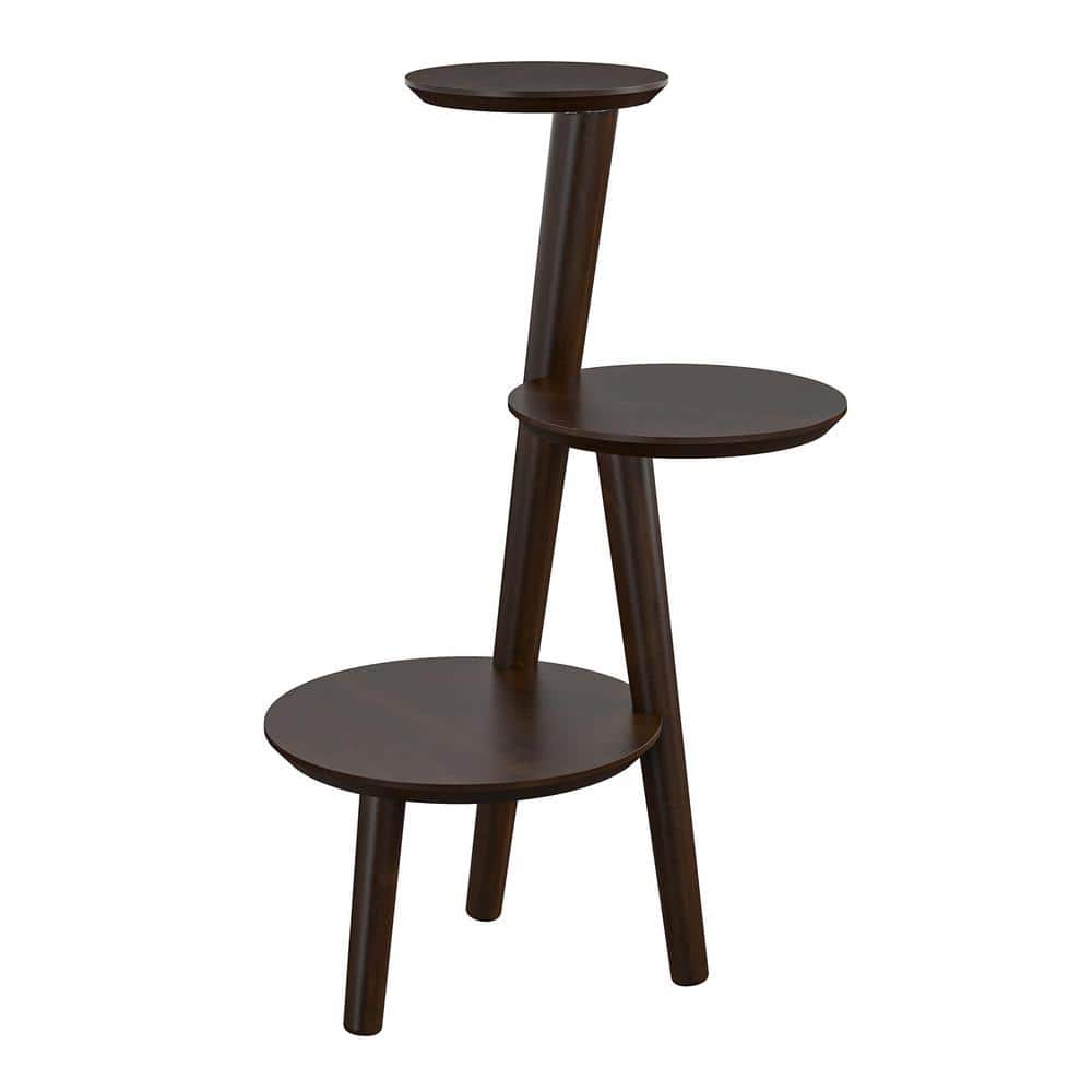 a_stand_www asimocrafts ウォールナット Novogratz Walnut Brittany Plant Stand 8442801COM - The Home Depot