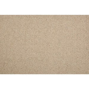 Hampton - Oatmeal - Brown 13.2 ft. 32 oz. Wool Loop Installed Carpet