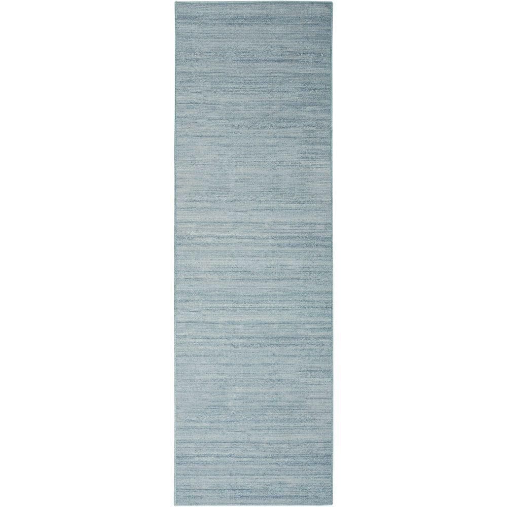 Washable Essentials Aqua 2 ft. x 8 ft. All-over design Contemporary Runner Area Rug price history on PriceWatchPro