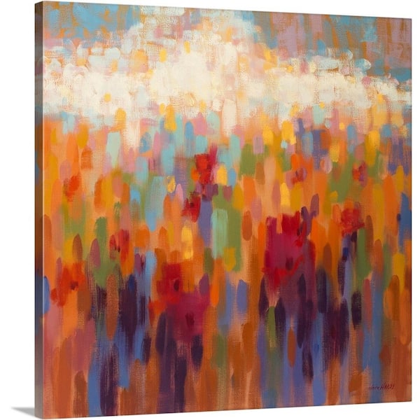 GreatBigCanvas "Poppy Mosaic" by Claire Hardy Canvas Wall Art