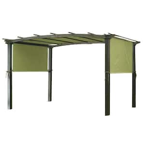 Universal Replacement Canopy Top Cover in Sage for Metal Pergola Frame